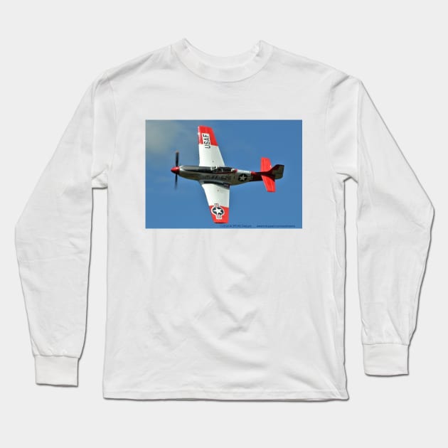 P-51D Mustang “Val-Halla” fast turn 2 Long Sleeve T-Shirt by acefox1